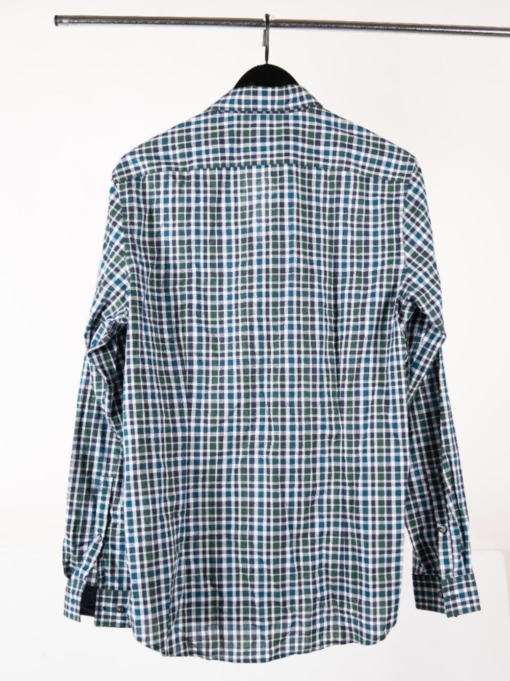 Michael Kors plaid button down - Picture 3 of 4